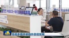 各地多措并举稳外贸促成长